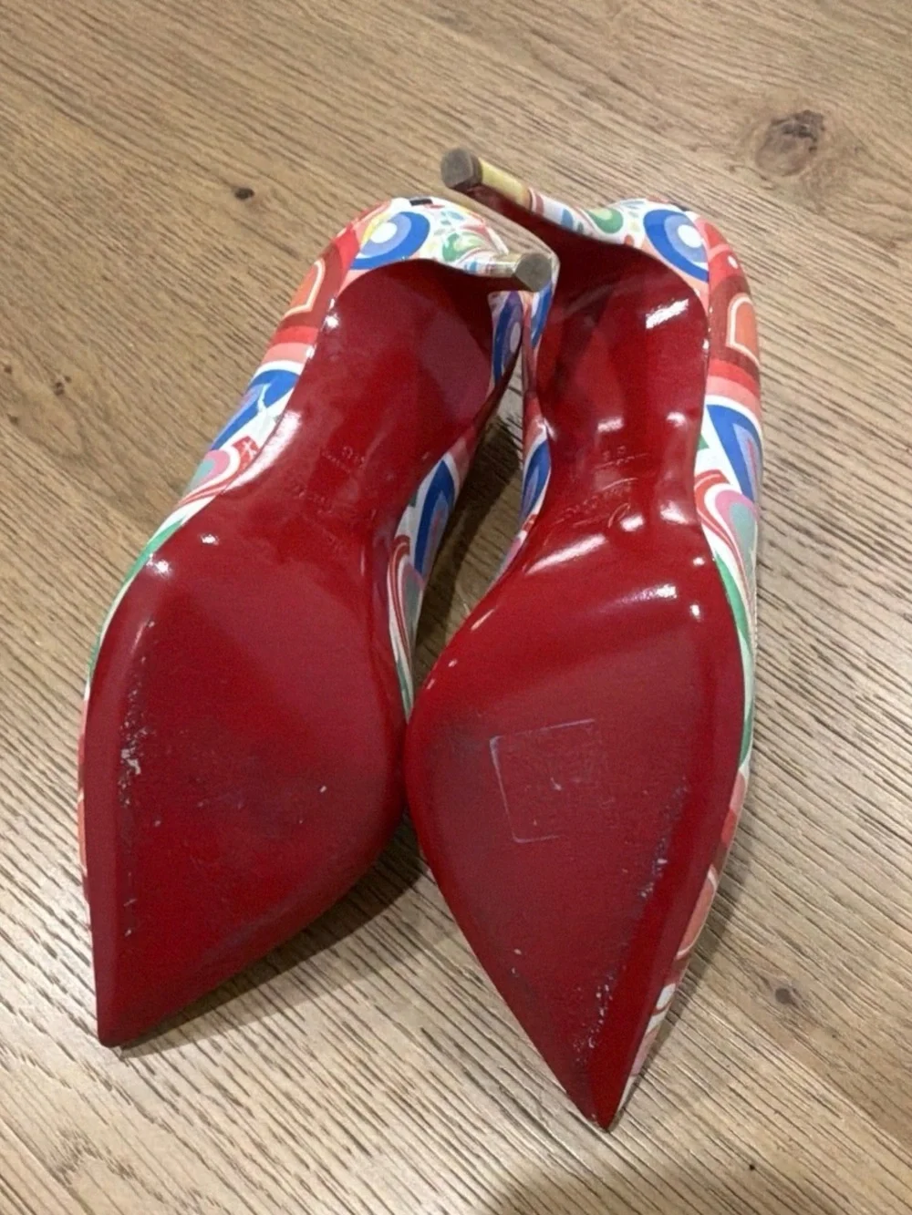 Christian Louboutin bold multicolor
